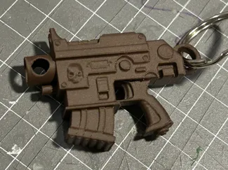 40K Bolter mini keychain/charm