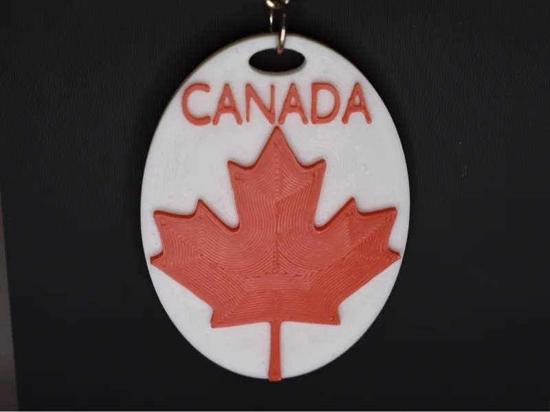 Canada Maple Leaf Keychain