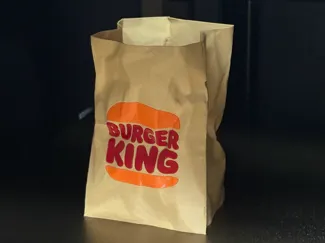 Burger King bag penholder