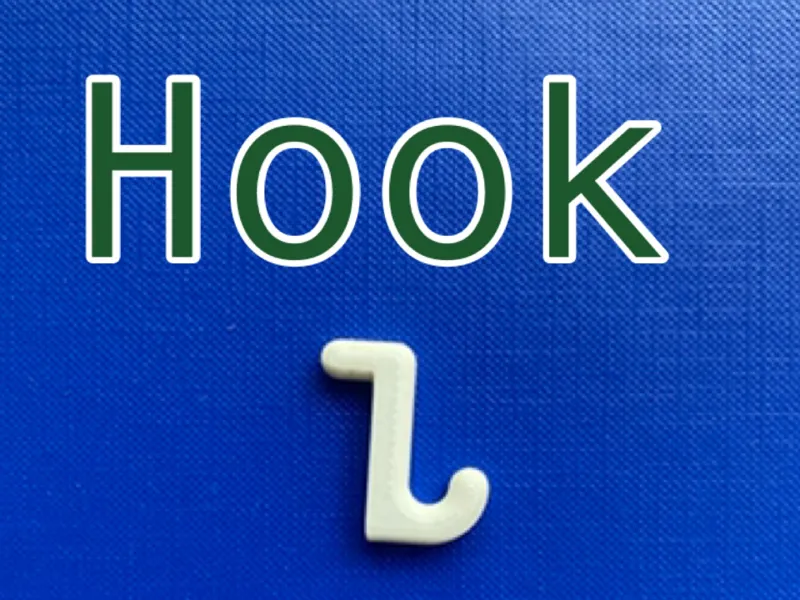 Hook for IKEA cabinet