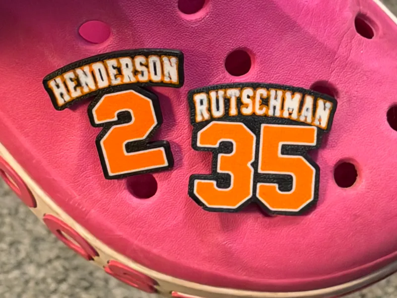 Baltimore Orioles Player Croc Charms