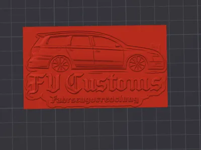 FV Customs Logo Plate v2