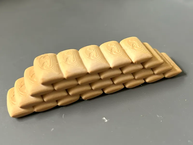 Straight sandbag barrier for wargamming