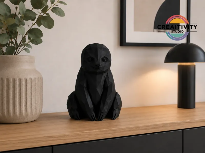 Sid – Low Poly Faultier - Free Commercial Use