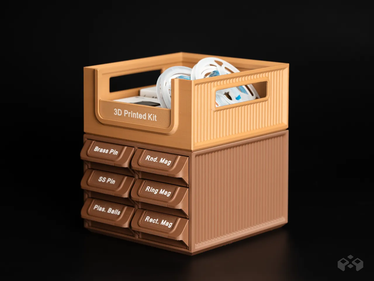 Stackable Storage Box Workstation System view 4