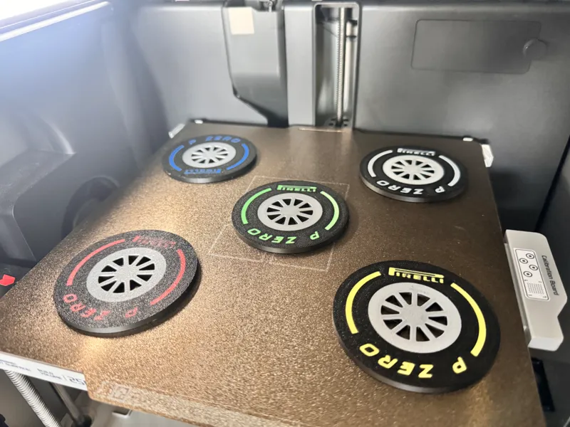 F1 Pirelli Tyre Compound Fridge Magnet Set