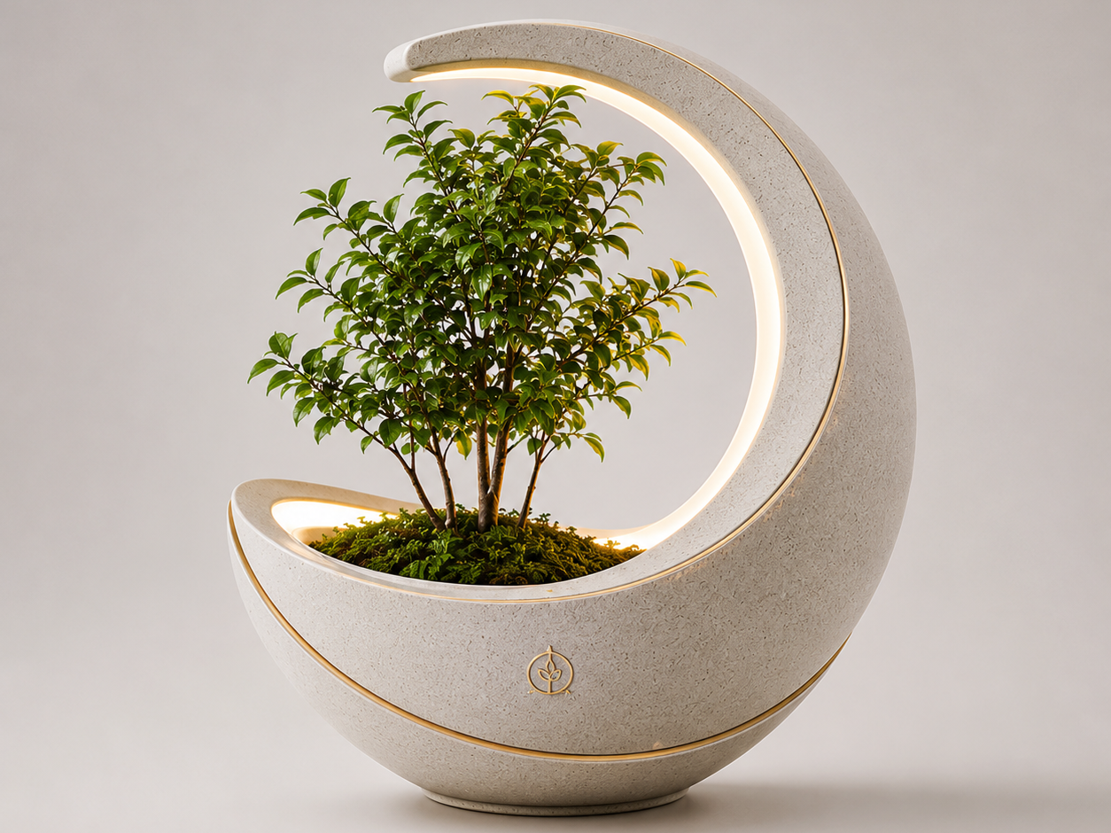 Crescent Moon Planter