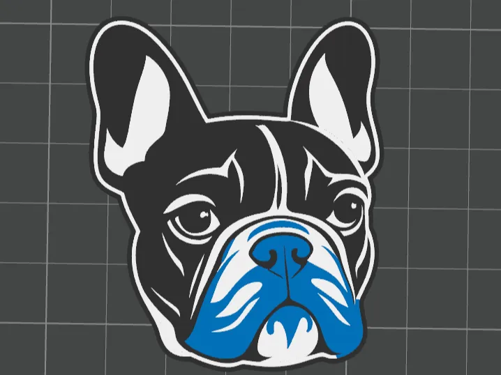 French Bull Dog KeyChain