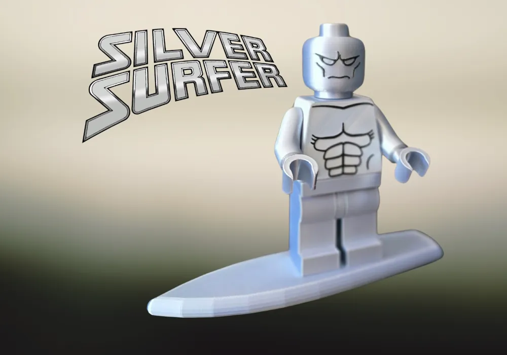 Silver Surfer * 500% Edition * Brixx Figur - Free 3D Print Model ...