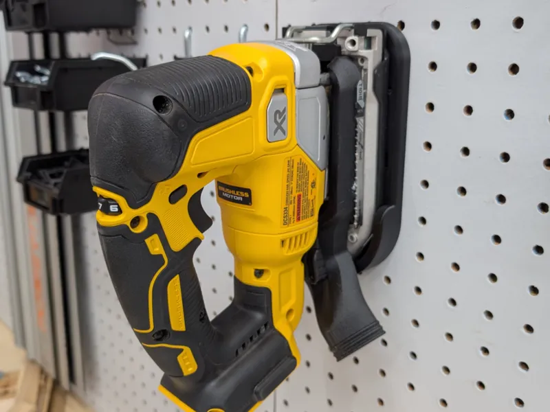 Peg Board Holder DeWalt 20V Jigsaw W/ Collector