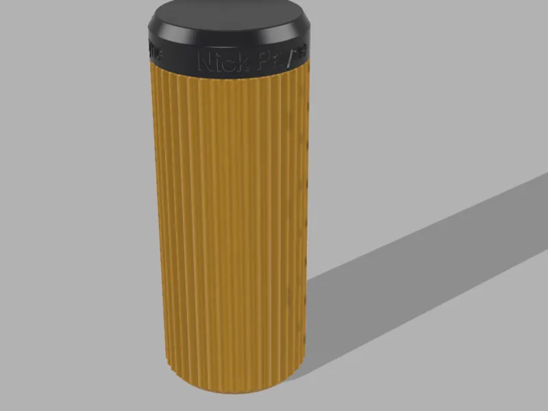 175x50mm canister with personalized lid