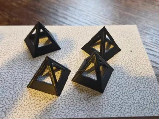 Painting Pyramids - set of 4