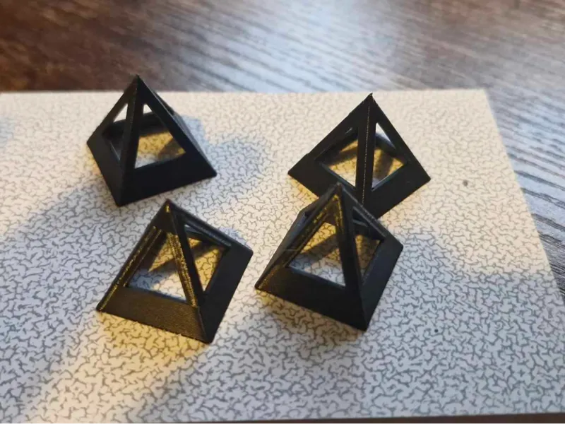 Painting Pyramids - set of 4