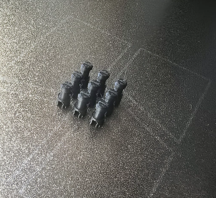 Miniatura 2 do modelo 3D 0.1g微型耗材夹 V1