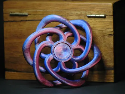 Helix petal fidget spinner