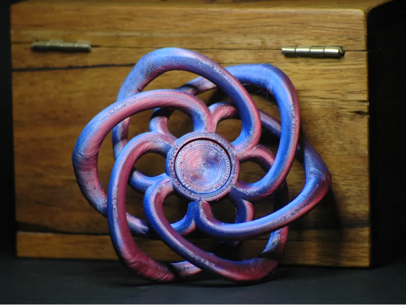 Helix petal fidget spinner