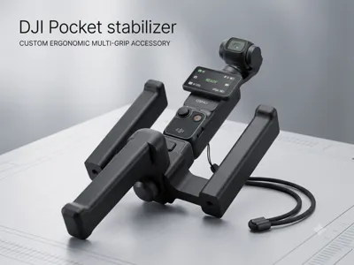 DJI Pocket 3 - stabilizer - grip - foto, video