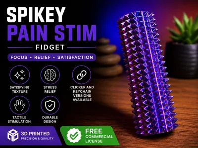 Spikey Pain Stim Fidget (3 Versions)