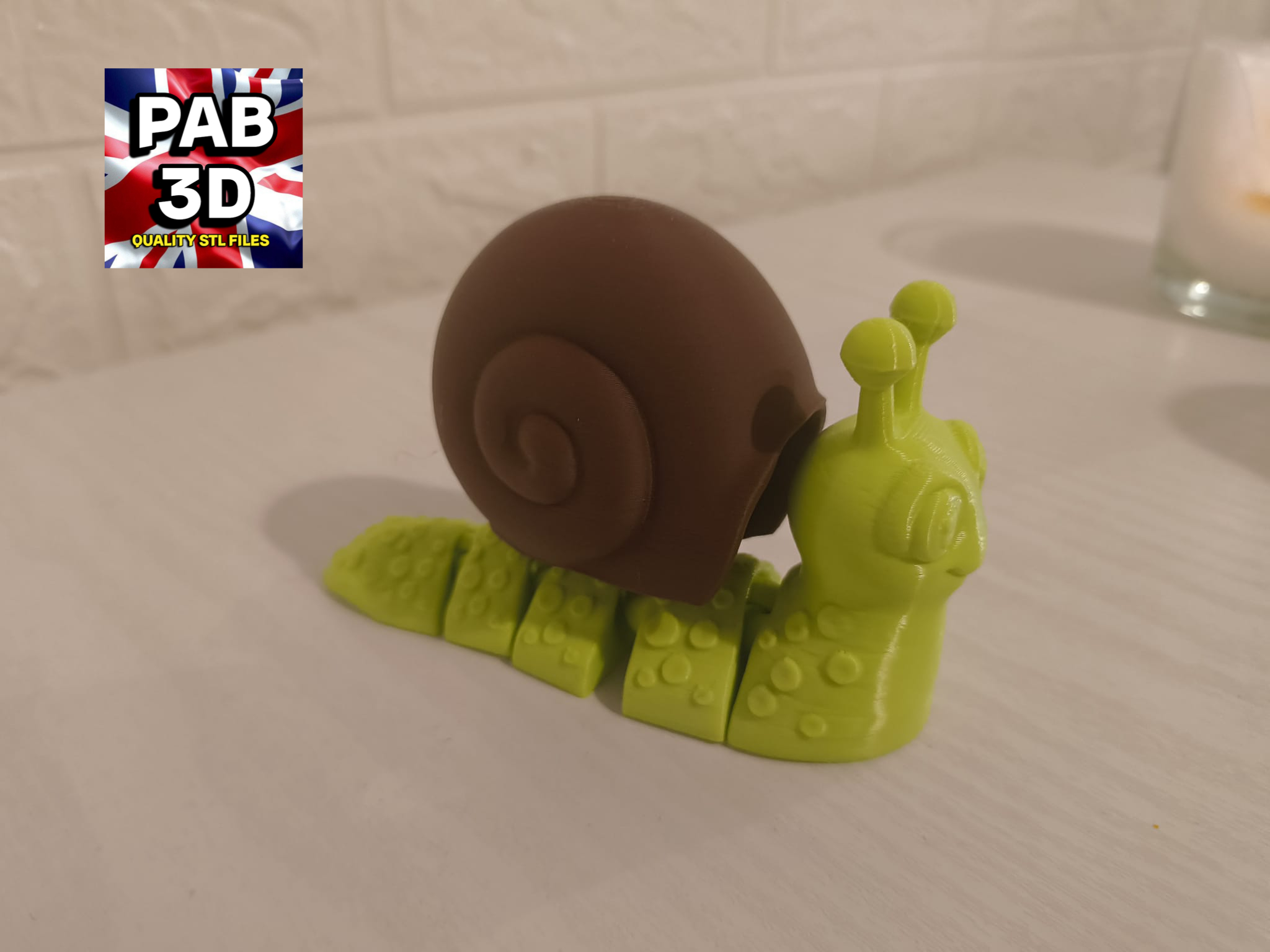 Miniatura 4 do modelo 3D Articulated snail