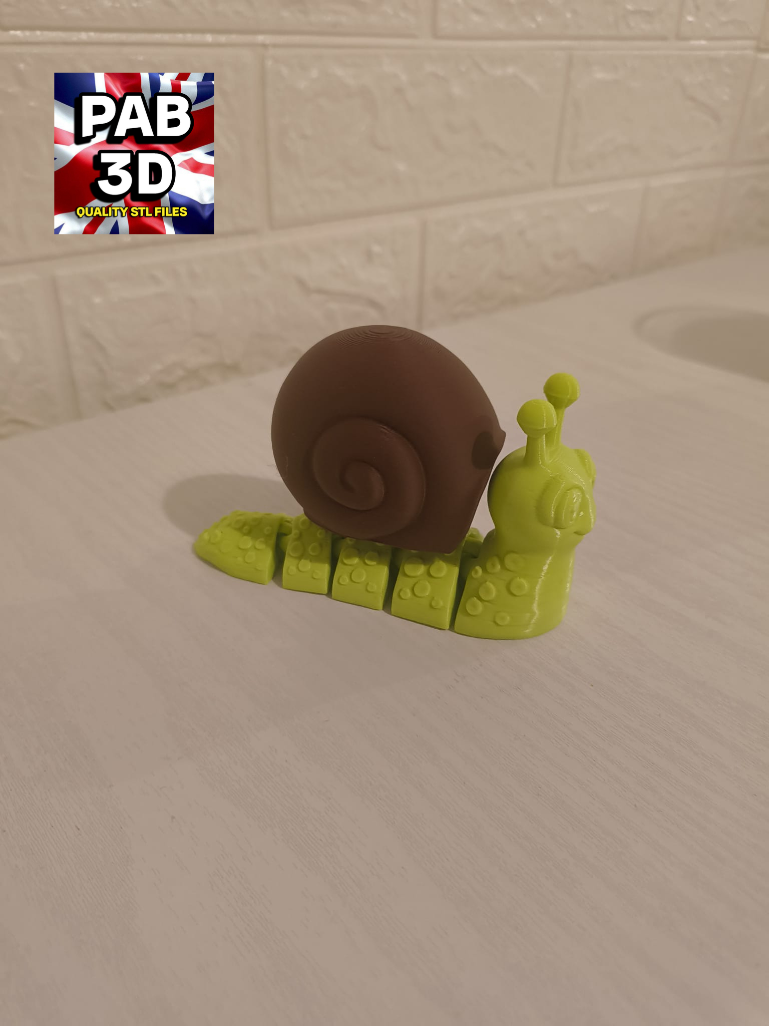Miniatura 5 do modelo 3D Articulated snail
