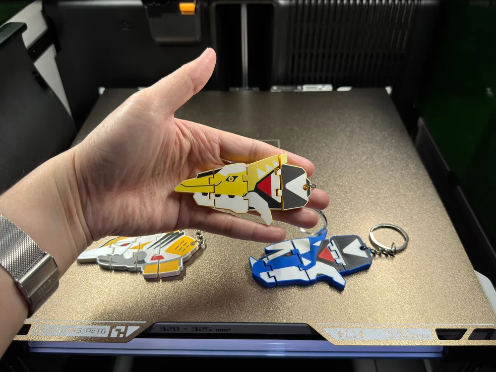 Power Rangers Dino Thunder Flexi Keychain - Free 3D Print Model ...