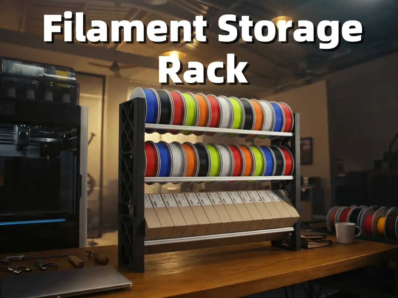 Filament Storage Rack view 2