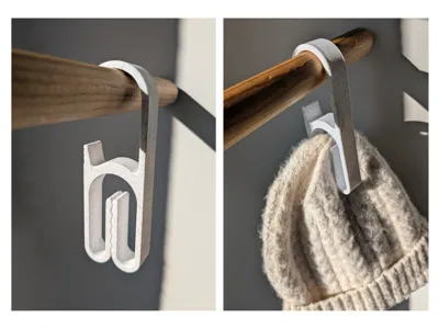 Slide-In Clip with Hook