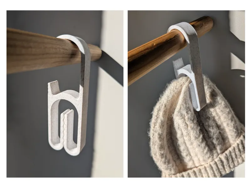 Slide-In Clip with Hook