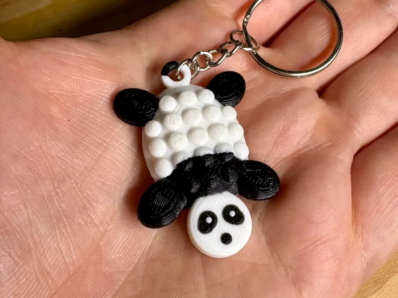 Sensory Panda Worry stone - Keychain & Pocket Pal