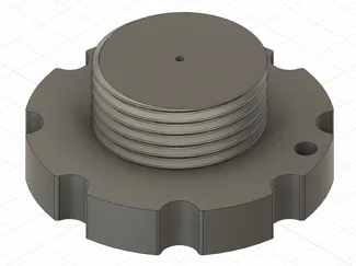 Cap for scuba cylinders (tanks) 5/8 thread