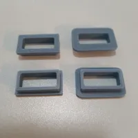0.2mm layer, 3 walls, 15% infill, square grommets