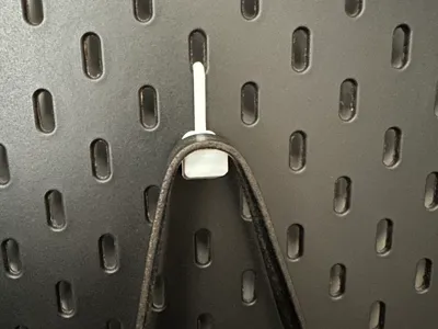 Heavy duty knob for IKEA Skadis board