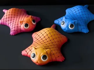 Articulated flying cats