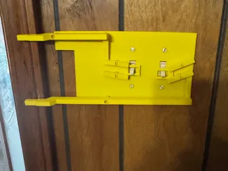 Behind furniture horizontal light switch extender