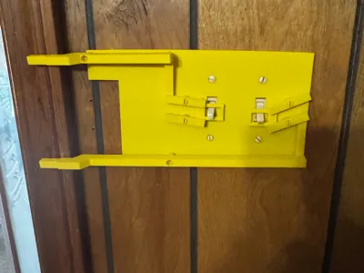 Behind furniture horizontal light switch extender