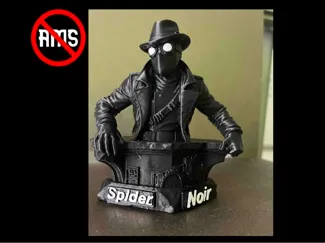 Spider-Man Noir Bust (100mm) -V2 Multi-Part NO AMS