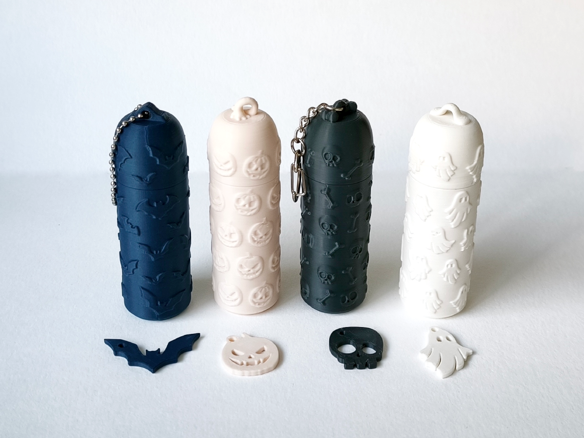 Lip stick/balm case with Halloween theme - 1