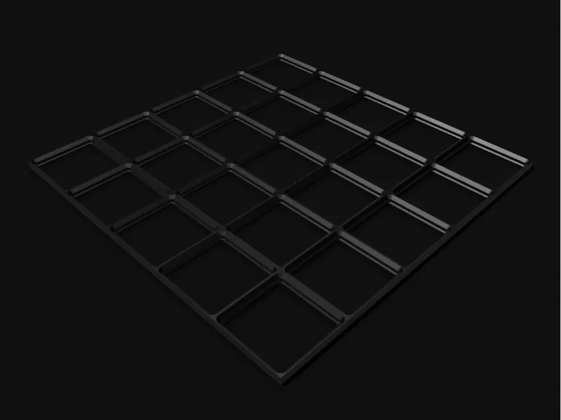 Gridfinity base plates (no sharp edges)