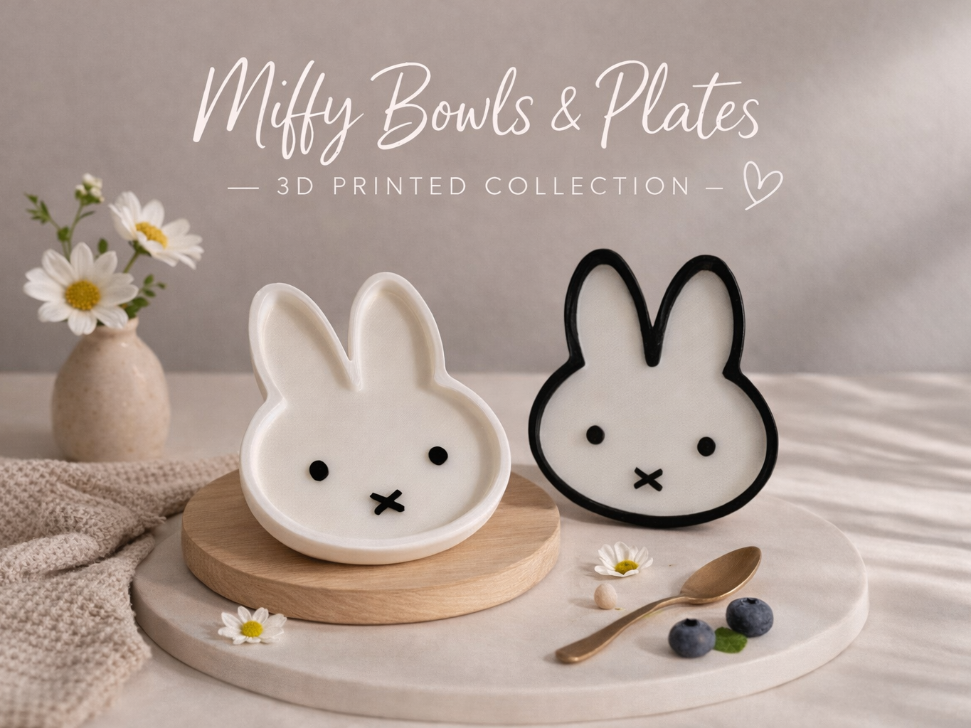 Miffy Bowls & Plates - 2 ways
