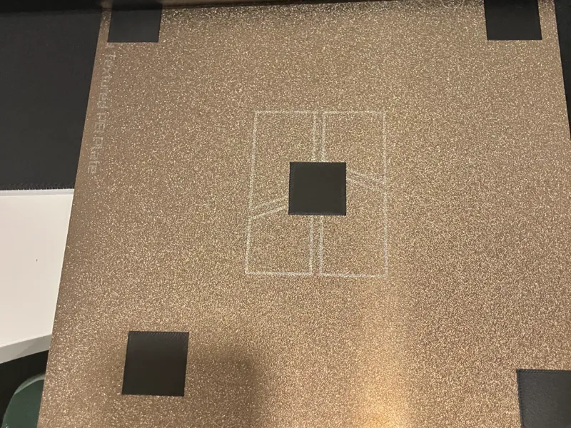 mulipoint bed level test print X1, P1, A1