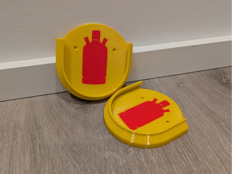 Deckelhalter für Gasflaschen