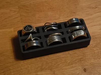 Gridfinity ring organiser