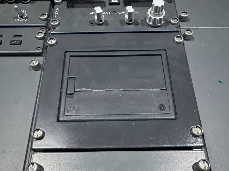 737 flight deck printer plate for Brightek WH-E19