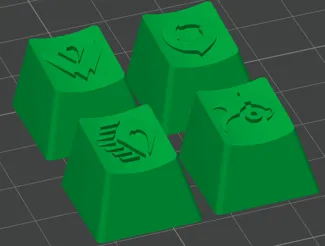 Omen Keycaps