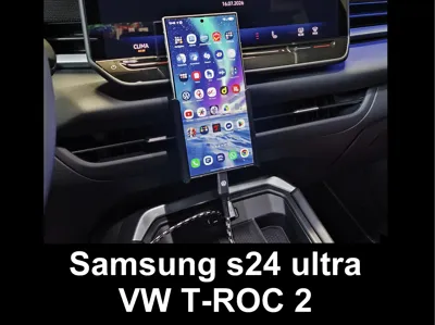 Holder Samsung S24 Ultra for VW T-ROC 2026