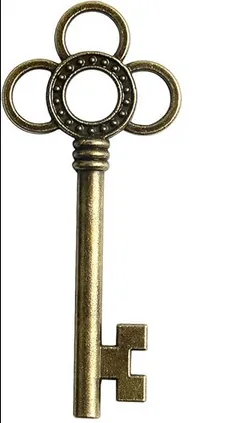 Dekorative Schlüsselornamente zum Sammeln, handgefertigtes Geschenk im Vintage-Look