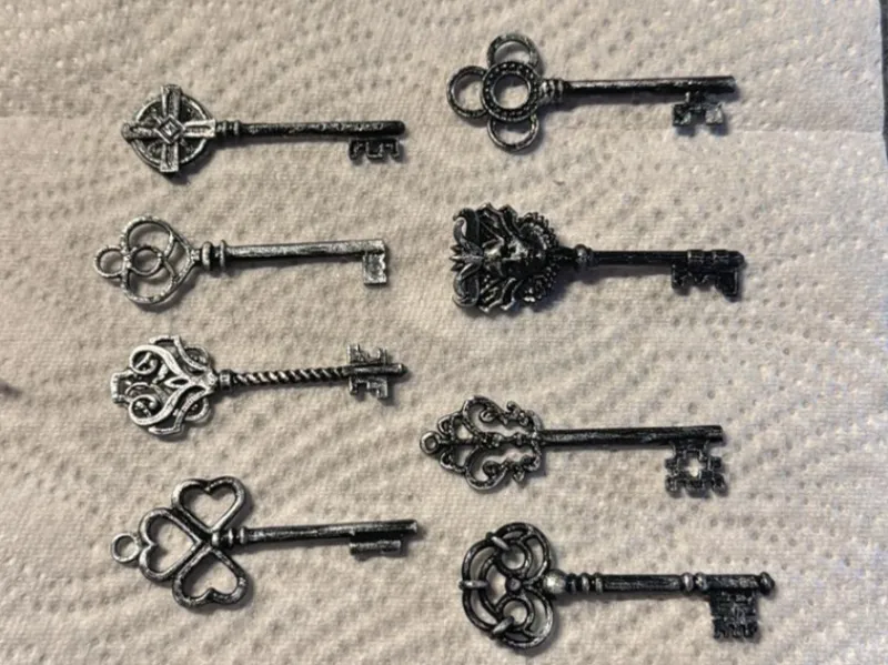 Harry Potter fliegende Schlüssel 4x, Ancient Keys