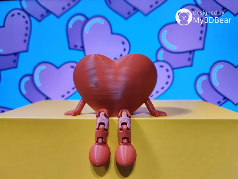 Articulated Heart with flexi legs