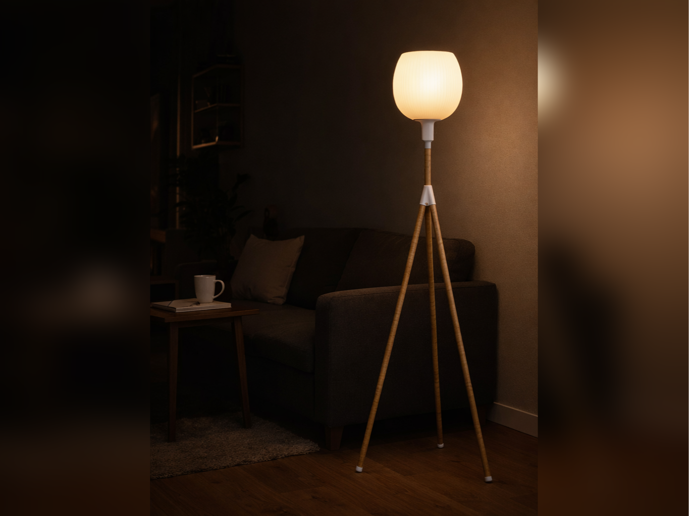Designer Tripod Floor Lamp – Modern LED Lamp