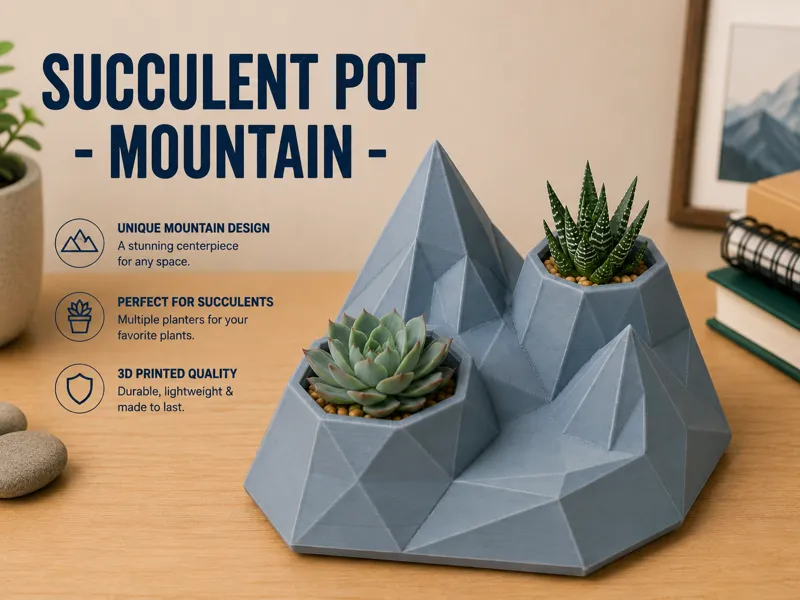 Succulent pot - Alpen